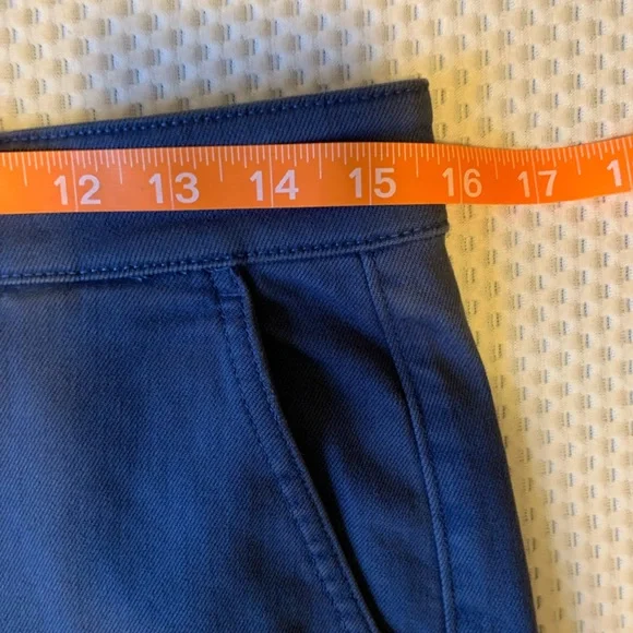 Everlane The Wide Leg Crop Pant Blue Size 10 - Picture 7 of 9